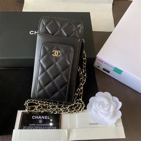 phone bag chanel|chanel small chain bag.